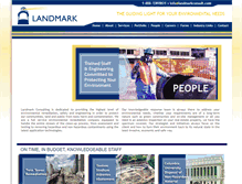 Tablet Screenshot of landmarkconsult.com